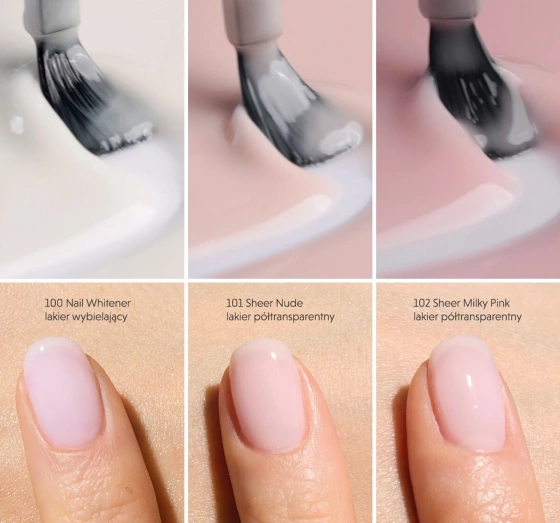 Kliknij na zdjęcie, aby je powiększyć Semilac Nail Lacquer Klassischer Nagellack 101 Sheer Nude 9 ml