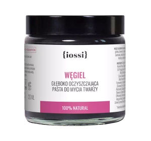 IOSSI GESICHTSREINIGUNGSPASTE MIT AKTIVKOHLE 120ML