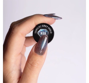 Semilac Galaxy Flash Hybrid-Nagellack 828 Grey Holo 7 ml