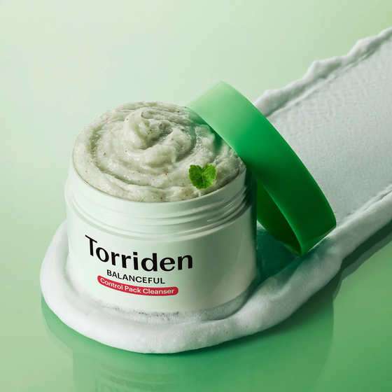 Torriden Balanceful Control Pack Cleanser – sanfte Peeling-Gesichtsreinigungscreme 120 g