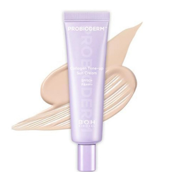 Bioheal Boh Probioderm Collagen Tone-up Sun Cream – hautausgleichende Sonnencreme mit Lichtschutzfaktor SPF50+ PA++++, 50 ml