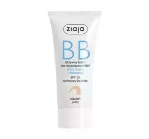 Ziaja BB-Creme gegen Hautunreinheiten bei fettiger und Mischhaut, LSF 15, heller Farbton, 50 ml