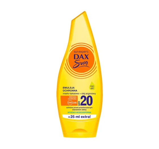 Kliknij na zdjęcie, aby je powiększyć DAX SUN SCHÜTZENDE SONNENLOTION SPF 20 175ML