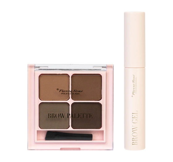 Kliknij na zdjęcie, aby je powiększyć PIERRE RENE BROW KIT AUGENBRAUEN MAKE UP SET GEL + PALETTE