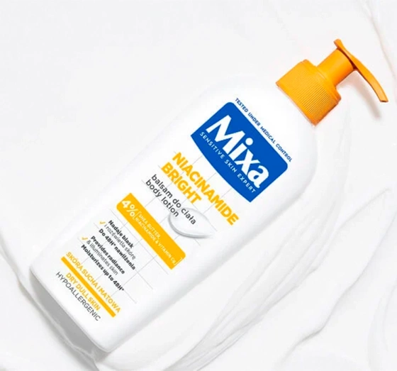 Mixa Niacinamide Bright Leuchtend-feuchtigkeitsspendende Körperlotion 250 ml