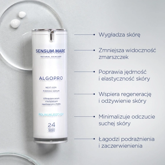 Kliknij na zdjęcie, aby je powiększyć Sensum Mare Algopro Lifting-Serum mit Feuchtigkeitskomplex und PDRN 30 ml
