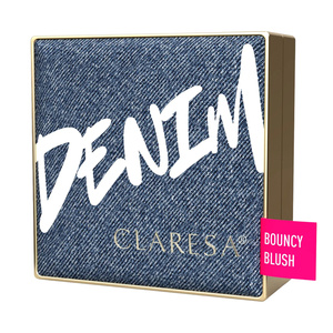 Claresa Denim Rouge „Bouncy“ mit elastischer Formel im Kompaktpuder 01 Rosy Apricot 10 g