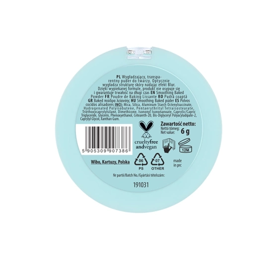 LOVELY FACE TUNE PUDER FÜR GESICHT TRANSPARENT 6G