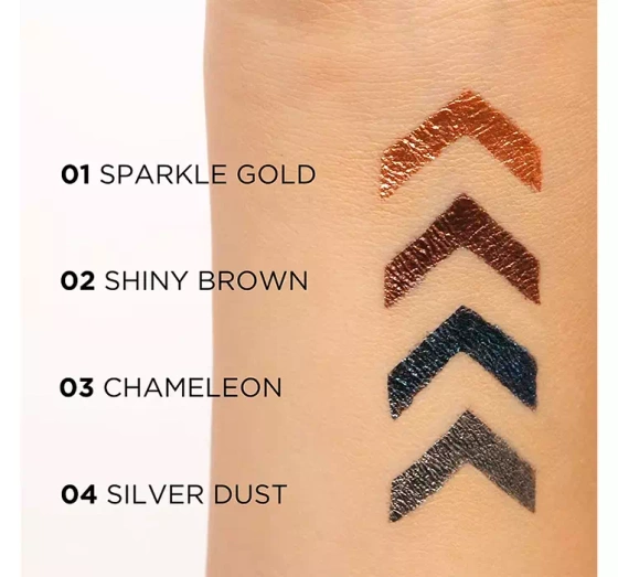 EVELINE VARIETE BUNTER EYELINER IM TINTENFASS 01 SPARKLE GOLD 4ML