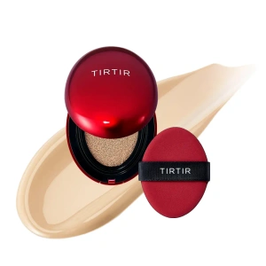 TIRTIR Mask Fit Red Cushion SPF40 PA++ langanhaltende Mini-Gesichtsgrundierung in Kompaktform 21N Ivory 4,5 g