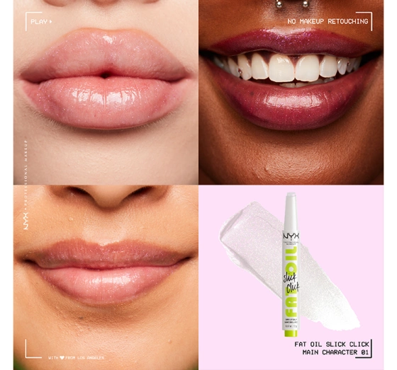 NYX PROFESSIONAL MAKEUP FAT OIL SLICK CLICK LIPPENBALSAM 01 MAIN CHARACTER  2G