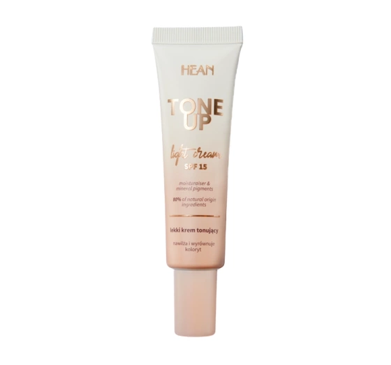 Kliknij na zdjęcie, aby je powiększyć Hean Tone Up leichte getönte Tagescreme SPF15 T04 Warm 30ml