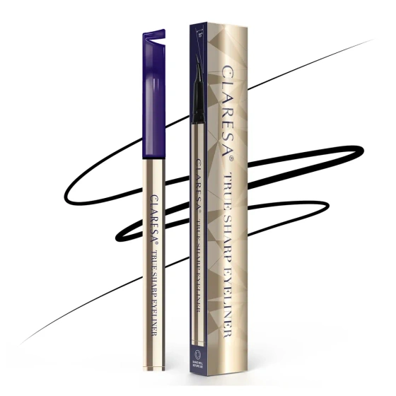 Claresa True Sharp Eyeliner Ultrapräziser Eyeliner im Stift 01 Black 0,5 ml