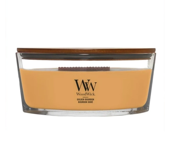 Woodwick Elipse Jar Candle Duftkerze Golden Bourbon 453,6 g
