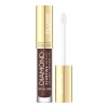 Eveline Cosmetics Diamond High Plumping Serum – Lipgloss-Serum mit kühlendem Effekt 25 Chocolate 5 ml