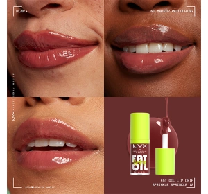 NYX PROFESSIONAL MAKEUP FAT OIL LIP DRIP LIPGLOSS 12 SPRINKLE SPRINKLE 4,8ML 