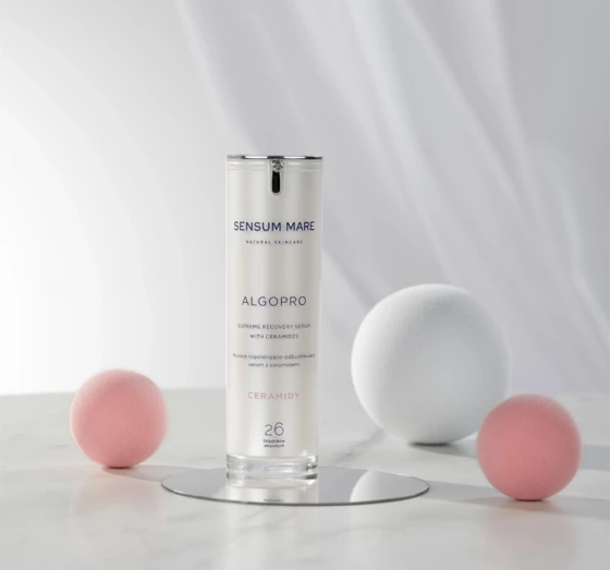 Kliknij na zdjęcie, aby je powiększyć Sensum Mare Algopro Regenerierend-aufbauendes Gesichtsserum mit Ceramiden 30ml