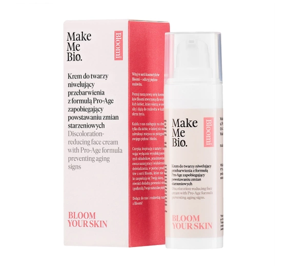  MAKE ME BIO BLOOMI BLOOM YOUR SKIN GESICHTSCREME GEGEN VERFÄRBUNGEN MIT PRO-AGE-FORMEL 30ML