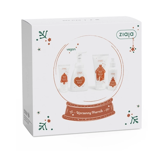 ZIAJA WEIHNACHTSAROMEN GESCHENKSET ZUR KÖRPERPFLEGE LEBKUCHEN