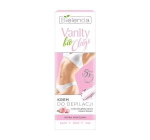 BIELENDA VANITY BIO CLAYS ENTHAARUNGSCREME FÜR EMPFINDLICHE HAUT 100ML