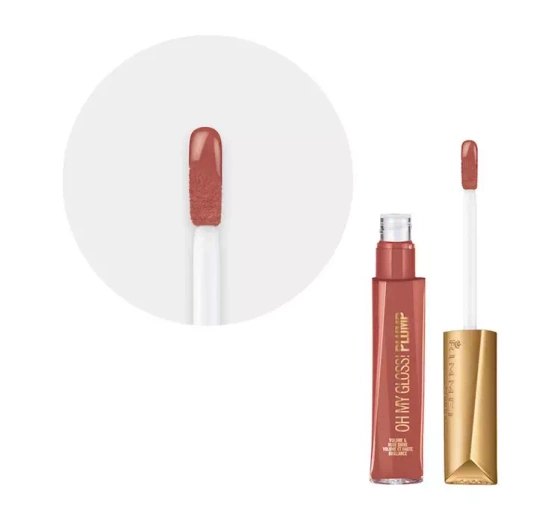 RIMMEL OH MY GLOSS PLUMP LIPPEN VERGRÖSSENDER LIPGLOSS 759 SPICED NUDE 6,5 ML