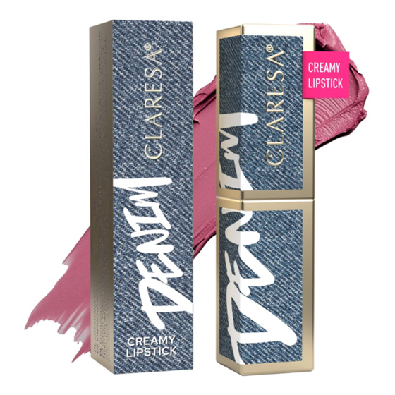Claresa Denim cremefarbener Lippenstift 01 Whisper