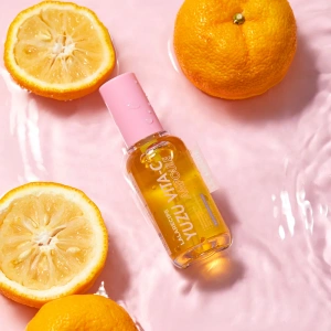 LalaRecipe Yuzu Vita C Ampoule – aufhellendes Gesichtsserum mit Vitamin C und 5 % Niacinamid, 50 ml
