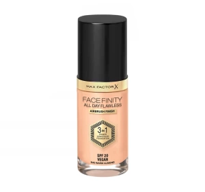 MAX FACTOR FACEFINITY ALL DAY FLAWLESS 3IN1 VEGANE GRUNDIERUNG N45 WARM ALMOND 30ML