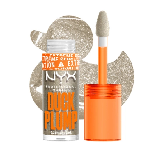 Kliknij na zdjęcie, aby je powiększyć NYX Professional Makeup Duck Plump Lip Gloss zur Lippenvergrößerung 20 Quazy Silver 7 ml