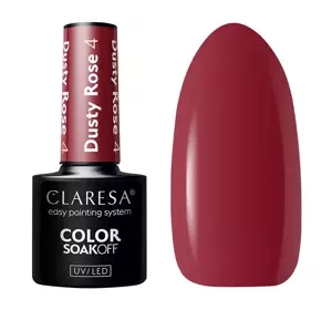 CLARESA SOAK OFF HYBRIDLACK DUSTY ROSE 4 5G