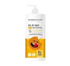 DERMOFUTURE DAILY CARE 3IN1 DUSCHGEL FÜR KINDER COOKIE 500ML