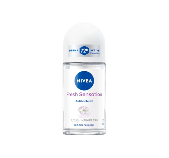 Kliknij na zdjęcie, aby je powiększyć NIVEA FRESH SENSATION ANTITRANSPIRANT ROLL ON FÜR FRAUEN 50ML