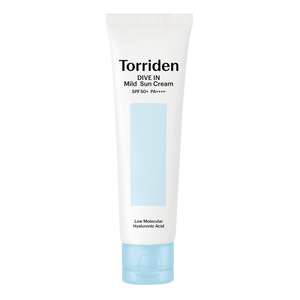 Torriden Dive In Mild Sun Cream – feuchtigkeitsspendende Gesichtscreme mit Lichtschutzfaktor SPF50+ PA++++, 60 ml