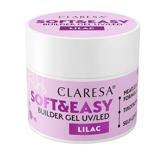 Claresa Soft & Easy Aufbaugel Lilac 90g