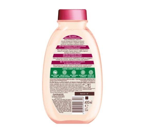 Kliknij na zdjęcie, aby je powiększyć GARNIER BOTANIC THERAPY RICINUS OIL SHAMPOO 400 ML