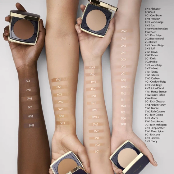 Kliknij na zdjęcie, aby je powiększyć Estée Lauder Double Wear Stay-in-Place Matte Powder Foundation Puder-Foundation 1N1 Ivory Nude 11 g