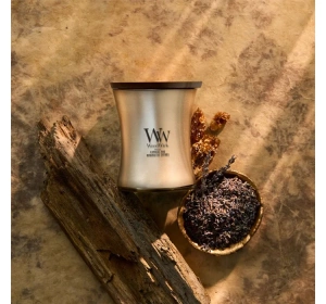 Woodwick Medium Jar Candle Duftkerze Cypress Ore 275 g