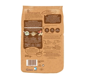 BoboVita Porcja Zbóż Milchbrei Getreide-Hafer Erdbeere-Banane 210g