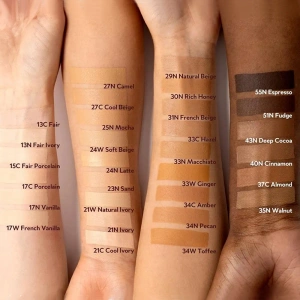 TIRTIR Mask Fit Red Cushion SsPF40 PA++ langanhaltende Mini-Gesichtsgrundierung in Kompaktform 27N Camel 4,5 g