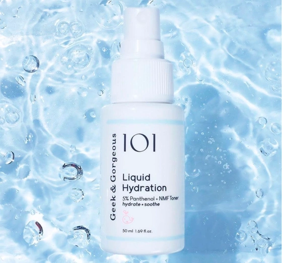 GRATIS Geek&Gorgeous Liquid Hydration Feuchtigkeitsspendender Gesichtstoner 50ml