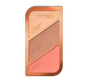 RIMMEL KATE GESICHTSKONTURIERUNGSPALETTE ROUGE HIGHLIGHTER UND BRÄUNUNGSPUDER 002