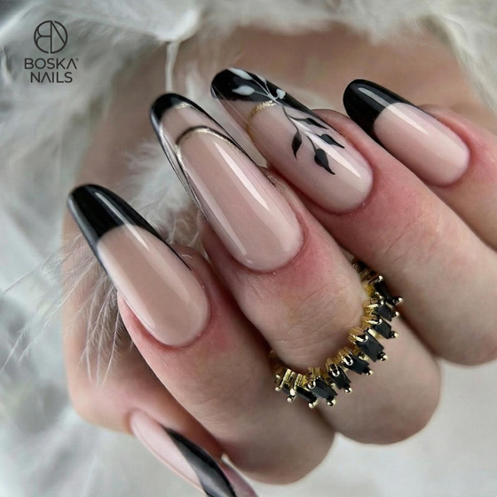 Boska Nails Hybrid-Nagellack 302 Black Hell 6 ml