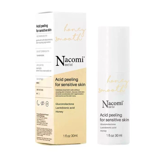 NACOMI NEXT LEVEL HONEY SMOOTH SÄUREPEELING FÜR EMPFINDLICHE HAUT 30ML