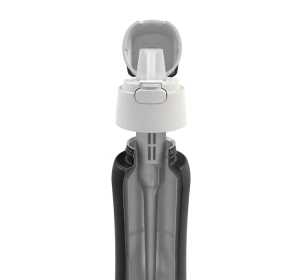 Dafi Solid Steel Cold Thermische Filterflasche mit Aktivkohlefilter 0,5 l Schwarz