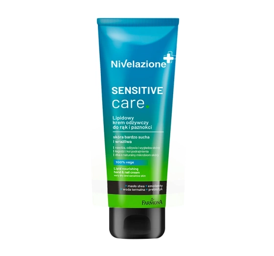 NIVELAZIONE SENSITIVE CARE VEGANE LIPIDCREME FÜR HÄNDE UND NÄGEL 100ML 