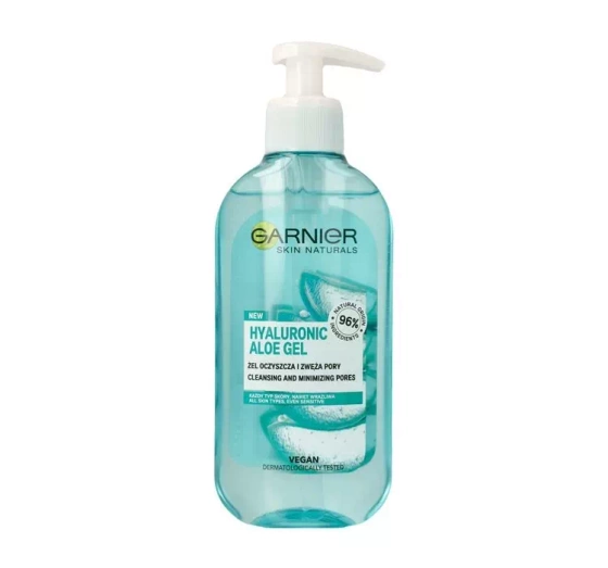 Garnier Skin Naturals Aloe Hyaluronic Gel Reinigungs- und Porenstraffungsgel 200ml