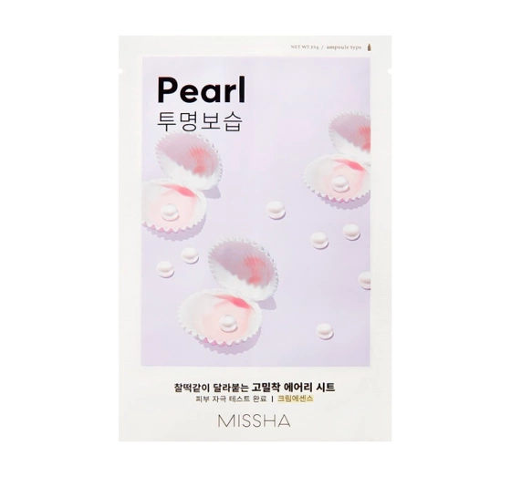 Kliknij na zdjęcie, aby je powiększyć Missha Airy Fit Sheet Mask Pearl aufhellende Tuchmaske 19ml