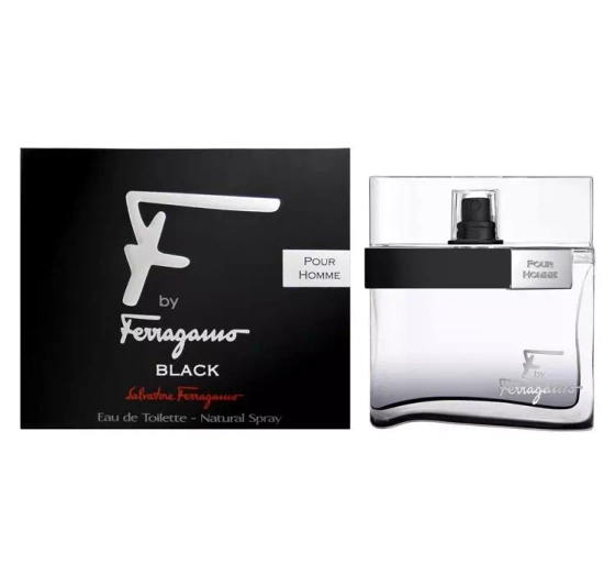 Kliknij na zdjęcie, aby je powiększyć SALVATORE FERRAGAMO F BY FERRAGAMO BLACK POUR HOMME EDT SPRAY 100 ML