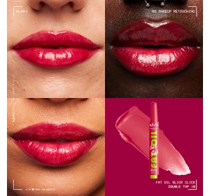 NYX PROFESSIONAL MAKEUP FAT OIL SLICK CLICK LIPPENBALSAM 10 DOUBLE TAP 2G
