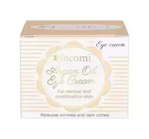 Nacomi natürliche Argan-Augencreme 15 ml